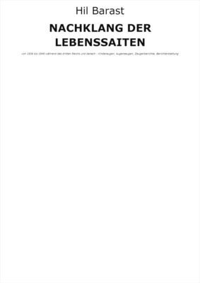 NACHKLANG DER LEBENSSAITEN