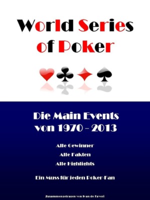 Die World Series of Poker Main Events von 1970 bis 2013