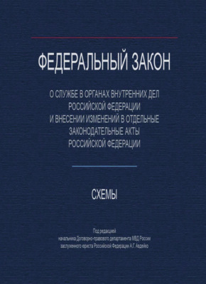 Федеральный закон "О службе в органах внутренних дел Российской Федерации и внесении изменений в отдельные законодательные акты РФ». Схемы
