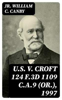 U.S. v. Croft 124 F.3d 1109 C.A.9 (Or.), 1997