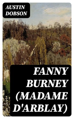 Fanny Burney (Madame D'Arblay)
