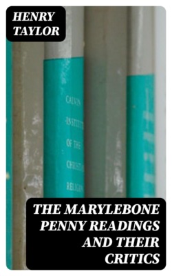The Marylebone Penny Readings and Their Critics