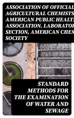 Standard methods for the examination of water and sewage