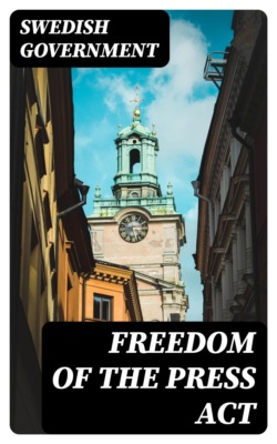 Freedom of the Press Act
