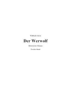 Der Werwolf Band 2