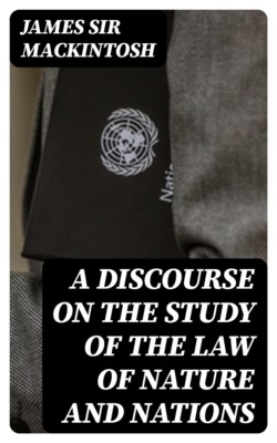 A Discourse on the Study of the Law of Nature and Nations