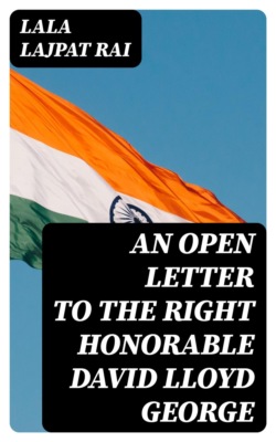 An Open Letter to the Right Honorable David Lloyd George