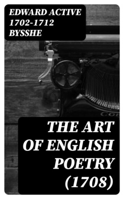 The Art of English Poetry (1708)