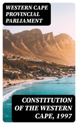 Constitution of the Western Cape, 1997