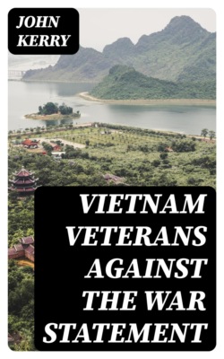 Vietnam Veterans Against the War Statement