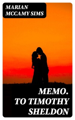 Memo. to Timothy Sheldon