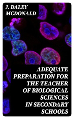 Adequate Preparation for the Teacher of Biological Sciences in Secondary Schools