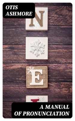 A Manual of Pronunciation