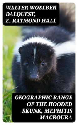 Geographic Range of the Hooded Skunk, Mephitis macroura