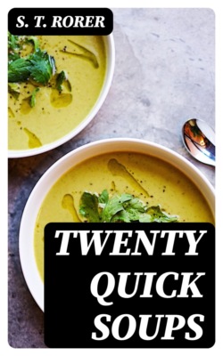 Twenty Quick Soups