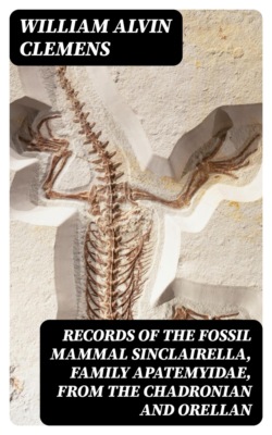 Records of the Fossil Mammal Sinclairella, Family Apatemyidae, From the Chadronian and Orellan