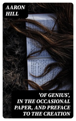 'Of Genius', in The Occasional Paper, and Preface to The Creation