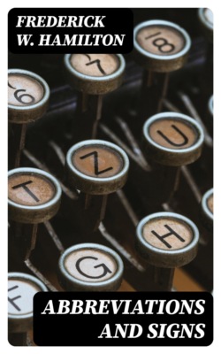 Abbreviations and Signs