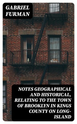 Notes Geographical and Historical, Relating to the Town of Brooklyn in Kings County on Long-Island