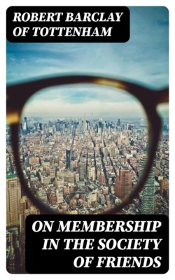 On Membership in the Society of Friends