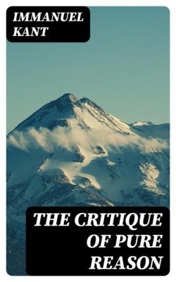 The Critique of Pure Reason