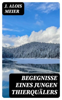 Begegnisse eines jungen Thierquälers