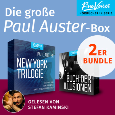 Die große Paul Auster-Box - Die New York-Trilogie + Das Buch der Illusionen (ungekürzt)