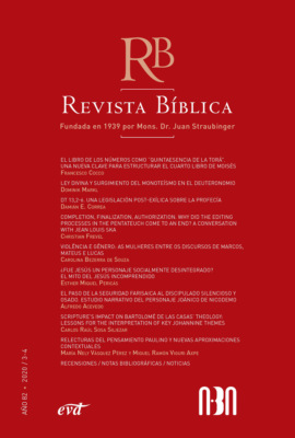 Revista Bíblica 2020/3-4 - Año 82