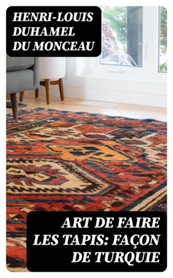 Art de faire les tapis: façon de Turquie