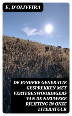 De jongere generatie gesprekken met vertegenwoordigers van de nieuwere richting in onze literatuur
