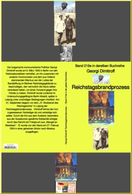 Reichstagsbrandprozess  –  Band 219e in der gelben Buchreihe – bei Jürgen Ruszkowski