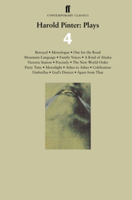 Harold Pinter: Plays 4