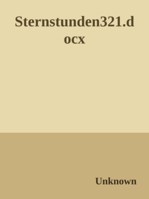 Sternstunden