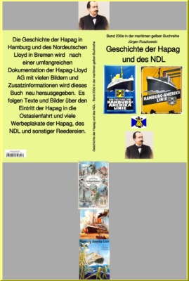 Geschichte der Hapag und des NDL  – Band 230 in der maritimen gelben Buchreihe – bei Jürgen Ruszkowski
