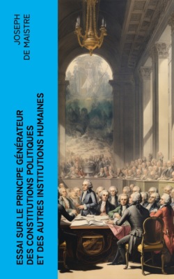 Essai sur le principe générateur des constitutions politiques et des autres institutions humaines