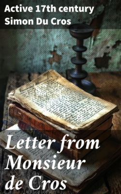 Letter from Monsieur de Cros