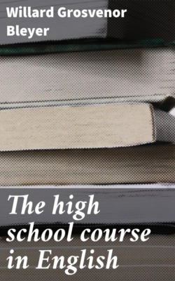 The high school course in English
