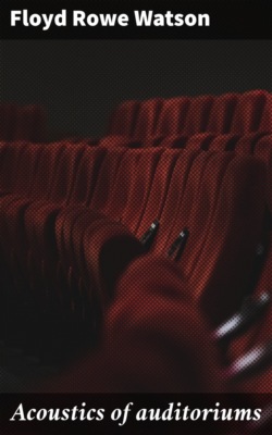 Acoustics of auditoriums