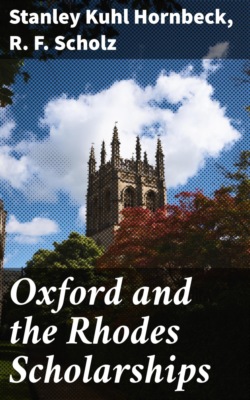 Oxford and the Rhodes Scholarships