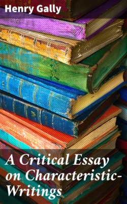 A Critical Essay on Characteristic-Writings