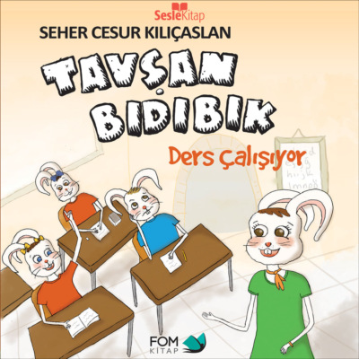 Tavşan Bıdıbık Ders Çalışıyor