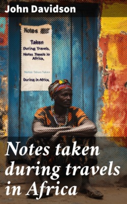Notes taken during travels in Africa