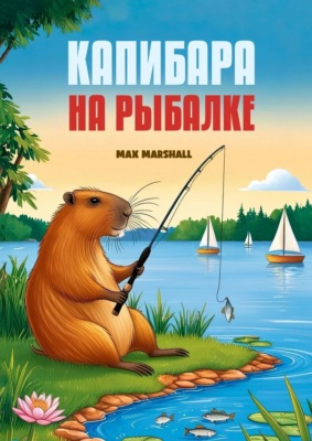 Капибара на рыбалке