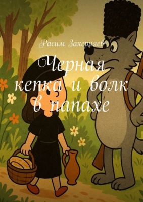 Черная кепка и волк в папахе