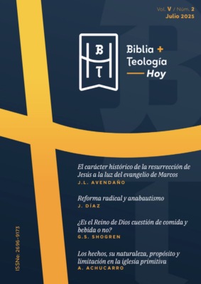 Biblia y Teología Hoy (Julio-2025)