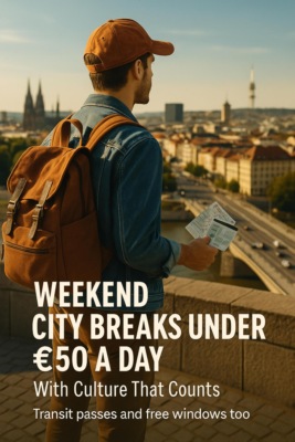 Weekend City Breaks Under €50 a Day With Culture That Counts