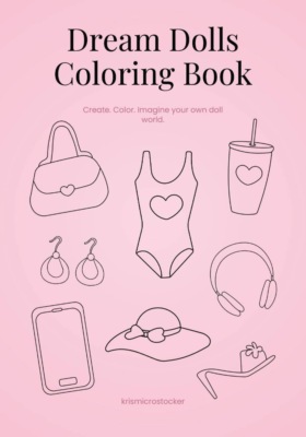 Dream dolls coloring book