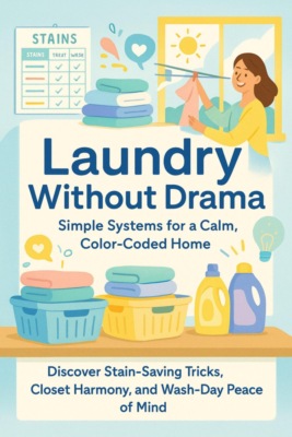 Laundry Without Drama: Simple Systems for a Calm, Color-Coded Home
