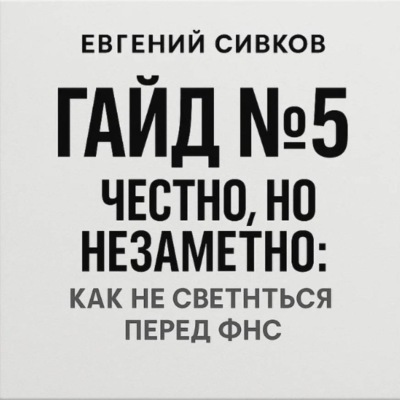 Гайд 5: честно, но незаметно: как не светиться перед ФНС