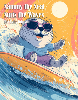 Sammy the Seal Surfs the Waves